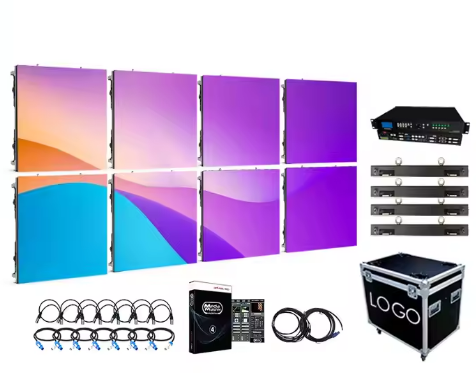 DJ booth LED flexible surface, LED TV screen display