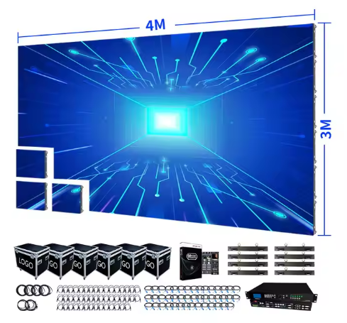 <strong>DJ booth LED flexible surface,</strong>