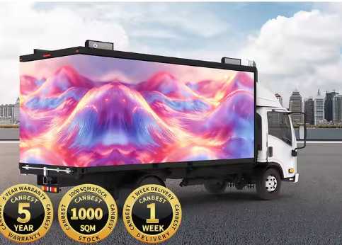DJ booth LED flexible surface, LED TV screen display