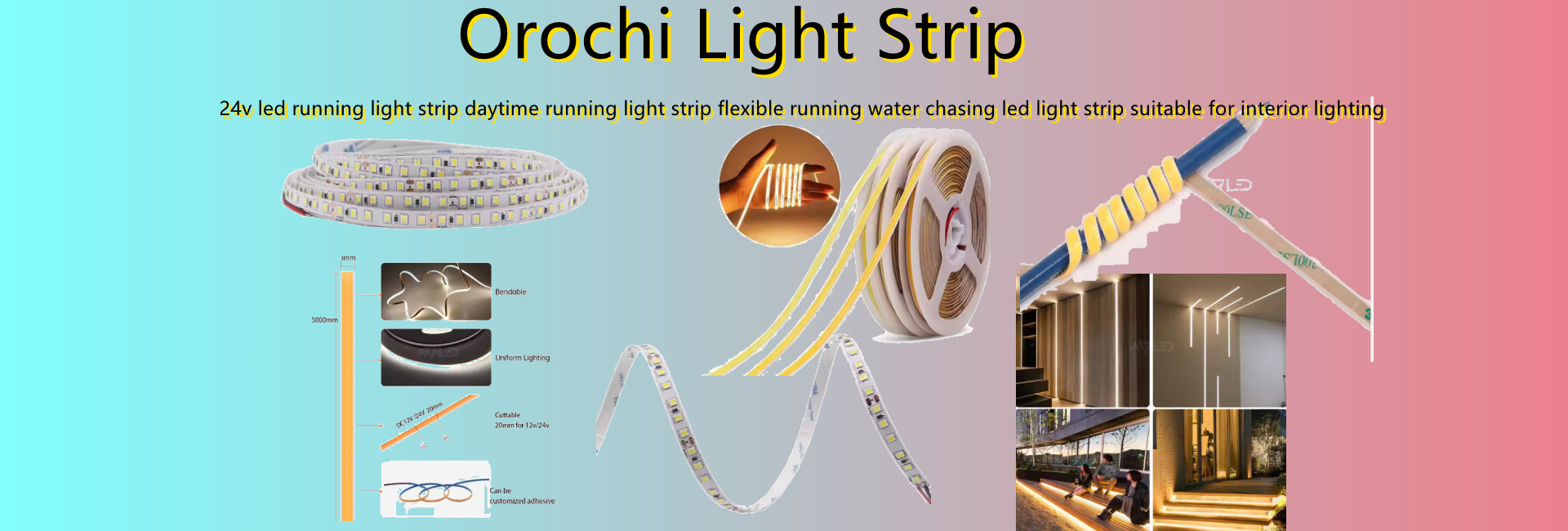 Customized light strips for the whole house Customized light strips for the whole house